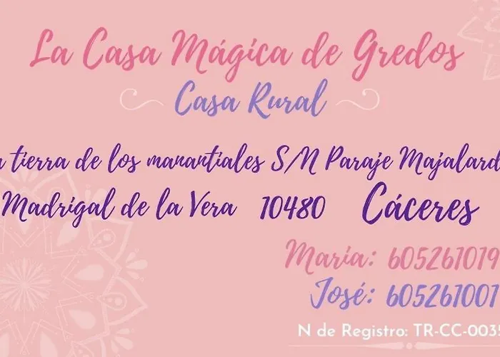 Casa Rural: La Casa Magica De Gredos Шале *
